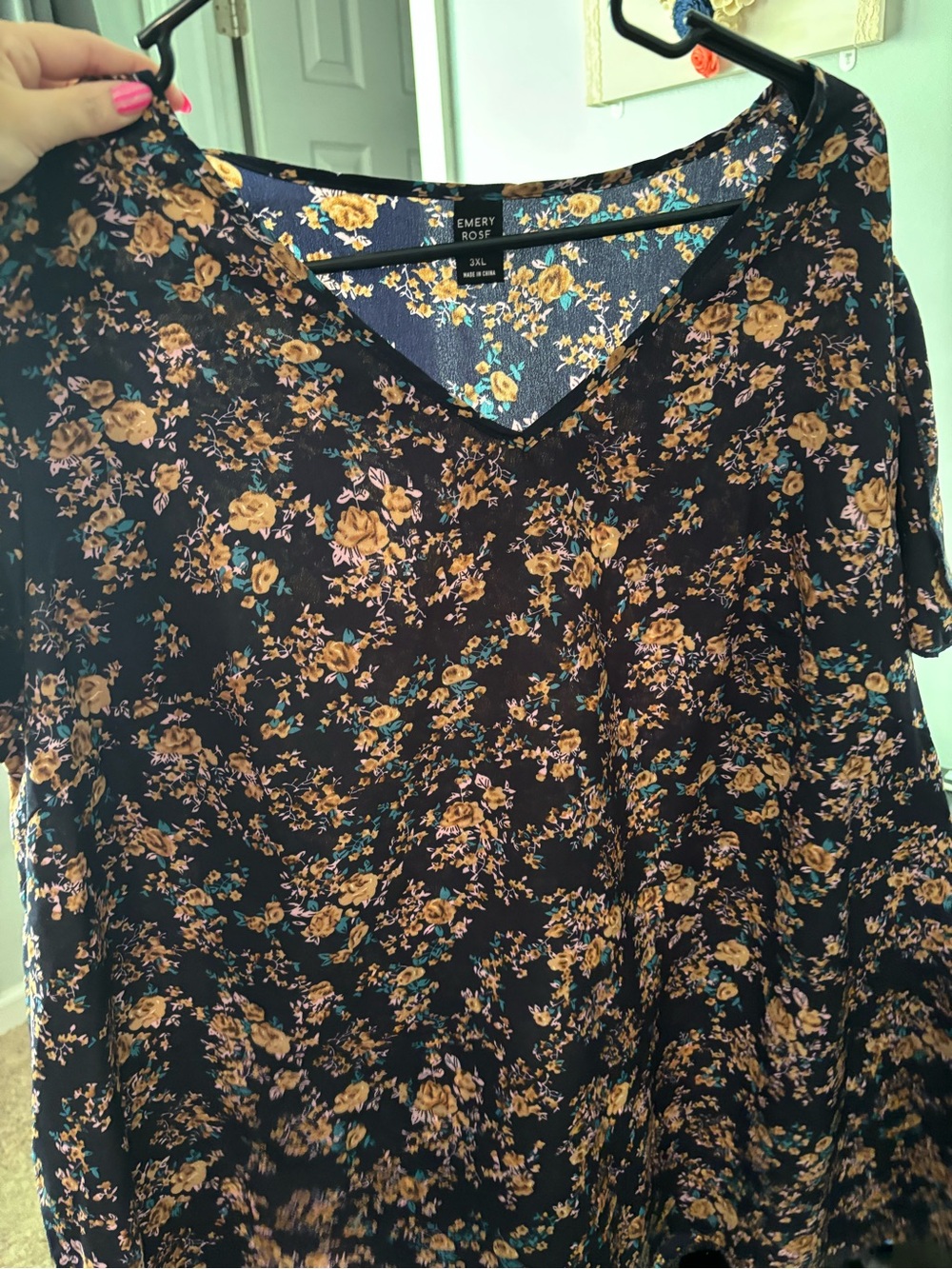 Emory rose Floral Top